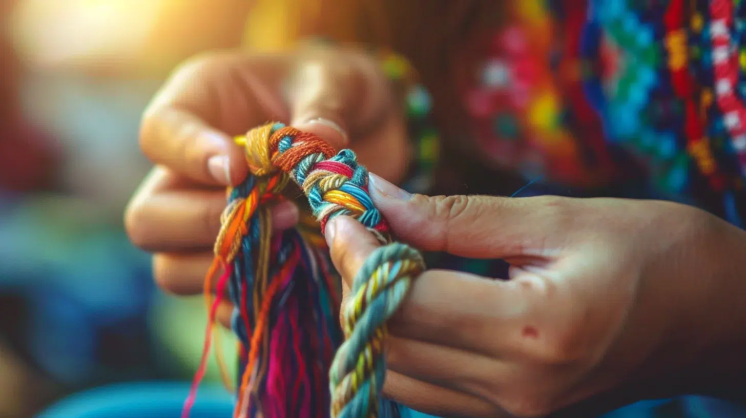 réaliser un bracelet tressé