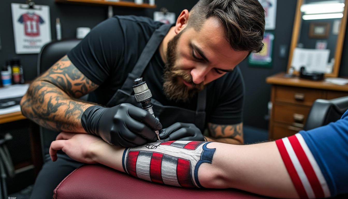 découvrez le guide ultime du tatouage maillot de foot, spécialement conçu pour les passionnés et collectionneurs. apprenez tout sur l'histoire, les techniques et les designs uniques qui rendent chaque tatouage unique. immersion totale dans l’univers du football et de l’art corporel!