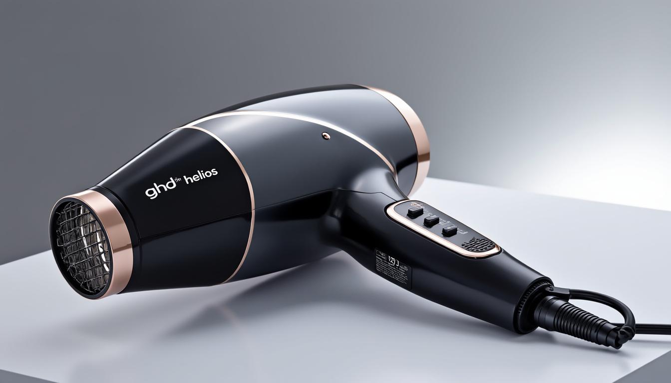 découvrez le sèche-cheveux ghd helios, alliant technologie avancée et design élégant. obtenez des résultats professionnels à domicile grâce à sa puissance exceptionnelle, son moteur performant et ses plusieurs réglages de température et de débit d'air. profitez de cheveux lisses et brillants tout en réduisant le temps de séchage.