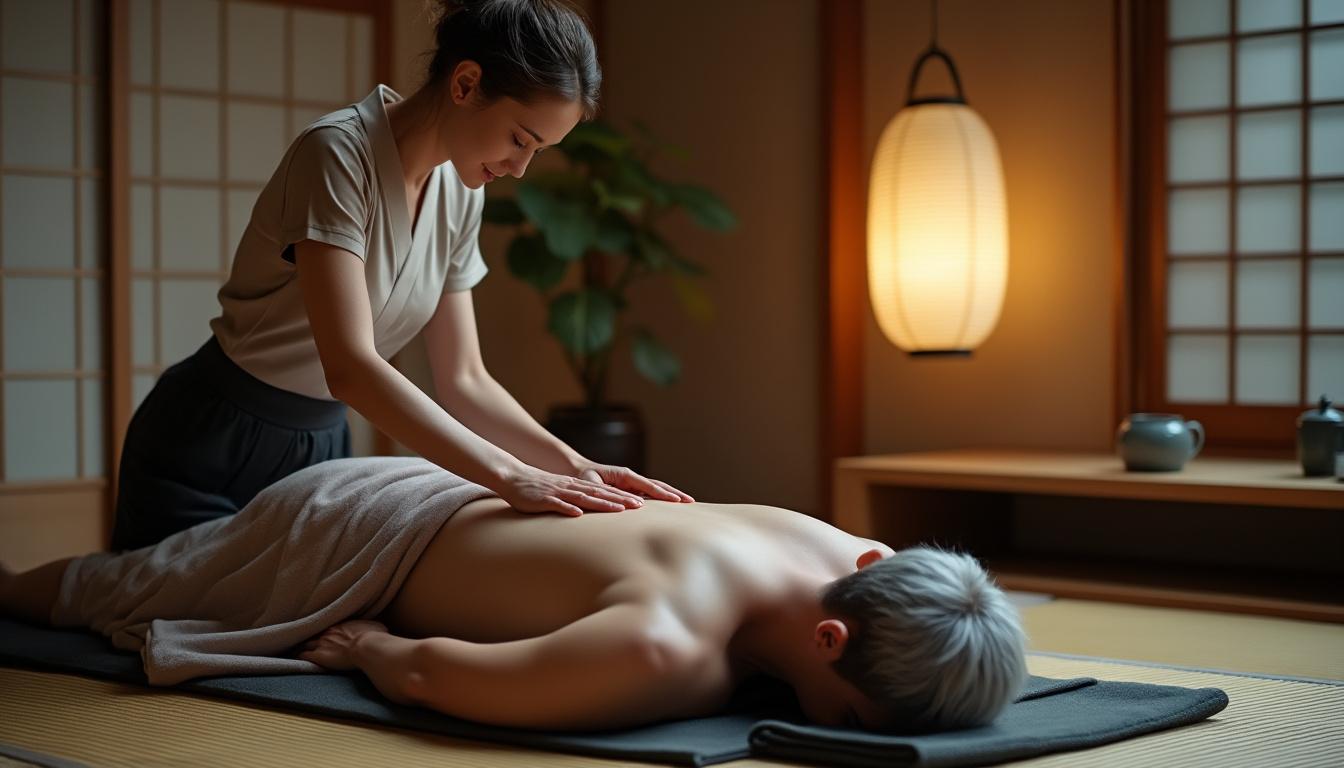 découvrez le massage shiatsu, une technique japonaise ancestrale qui apporte une relaxation profonde et équilibre corps et esprit pour un bien-être optimal.