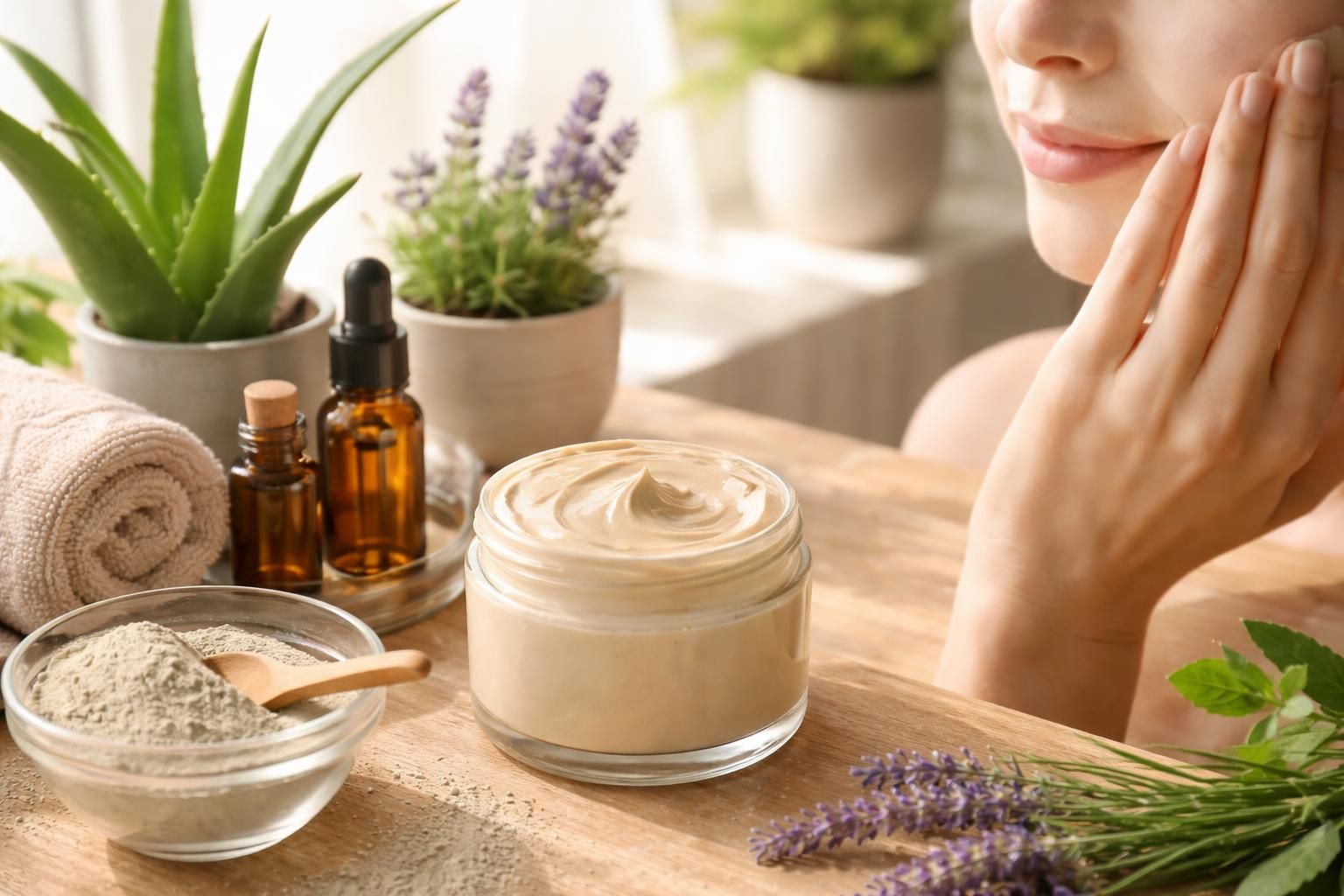découvrez comment intégrer la crème bentonite dans votre routine de soins naturels pour profiter de ses vertus apaisantes et purifiantes.