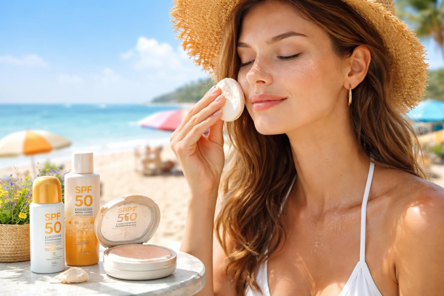 découvrez les avantages d'une poudre solaire spf 50 pour protéger votre peau cet été tout en profitant d'une application facile et d'un fini naturel.