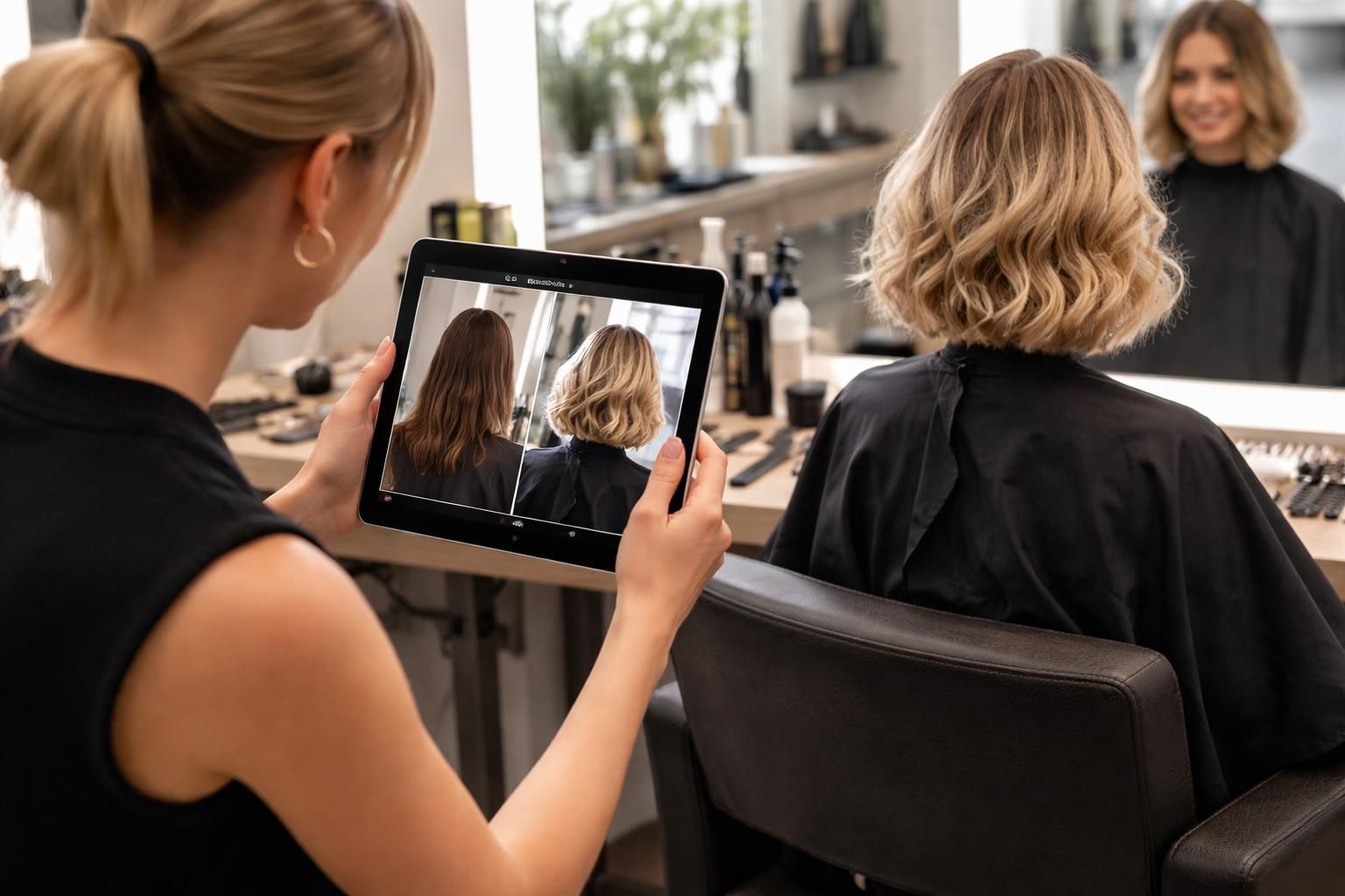 découvrez comment l'ipad révolutionne la coiffure en permettant de créer rapidement des reels de transformations en salon, pour montrer votre savoir-faire avec efficacité.