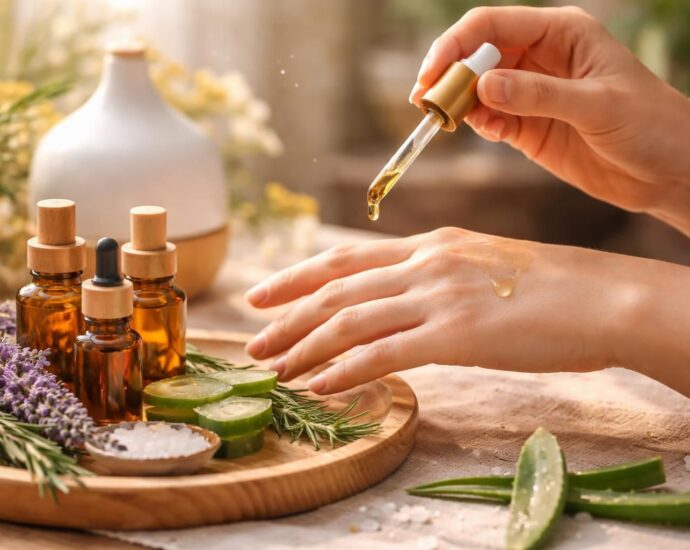 découvrez comment les huiles essentielles peuvent hydrater en profondeur votre peau sèche et lui redonner douceur et éclat naturellement.