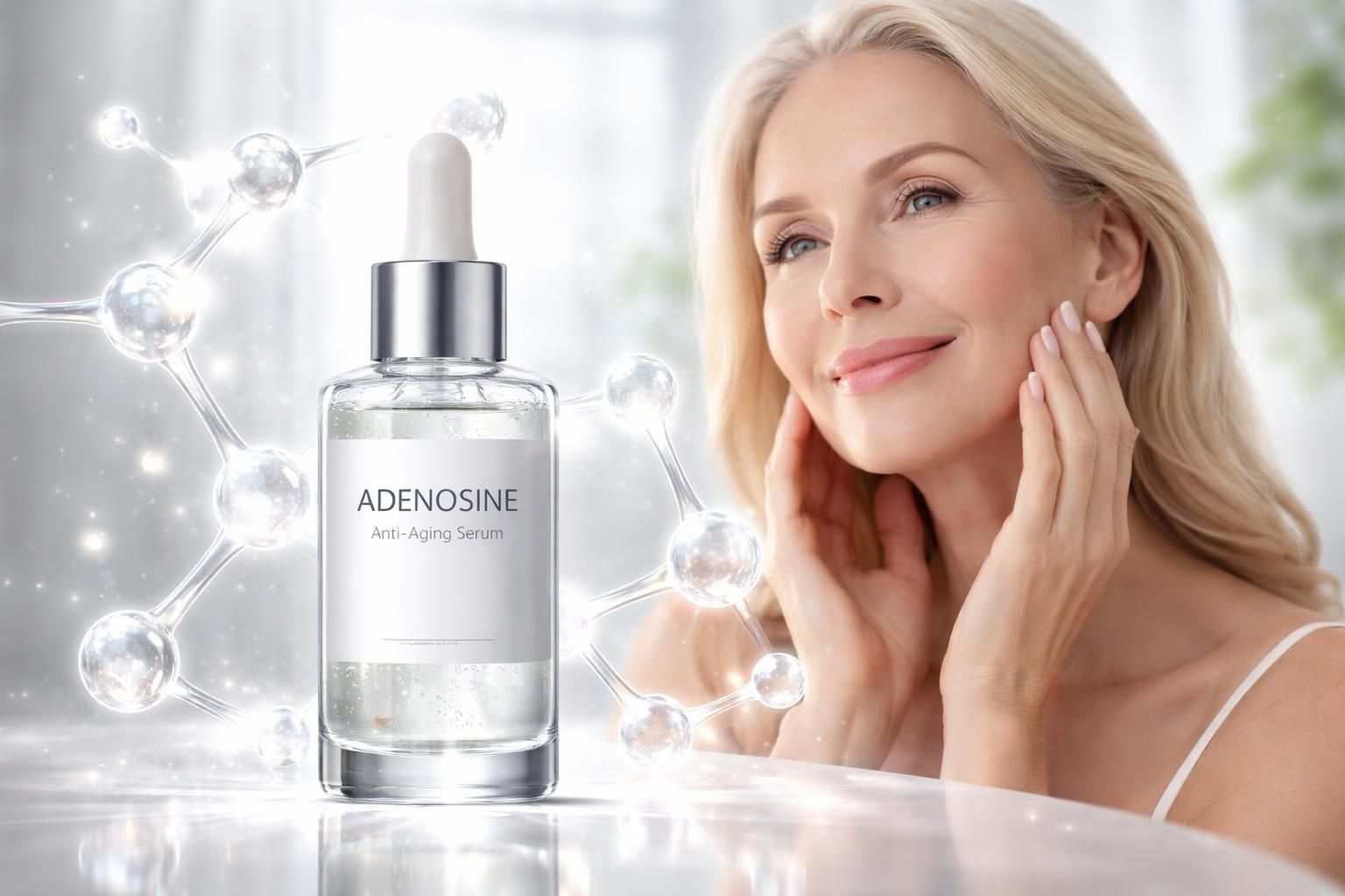 découvrez pourquoi l'adénosine est devenue un ingrédient essentiel en cosmétique pour ses propriétés anti-âge, aidant à réduire les rides et à revitaliser la peau.
