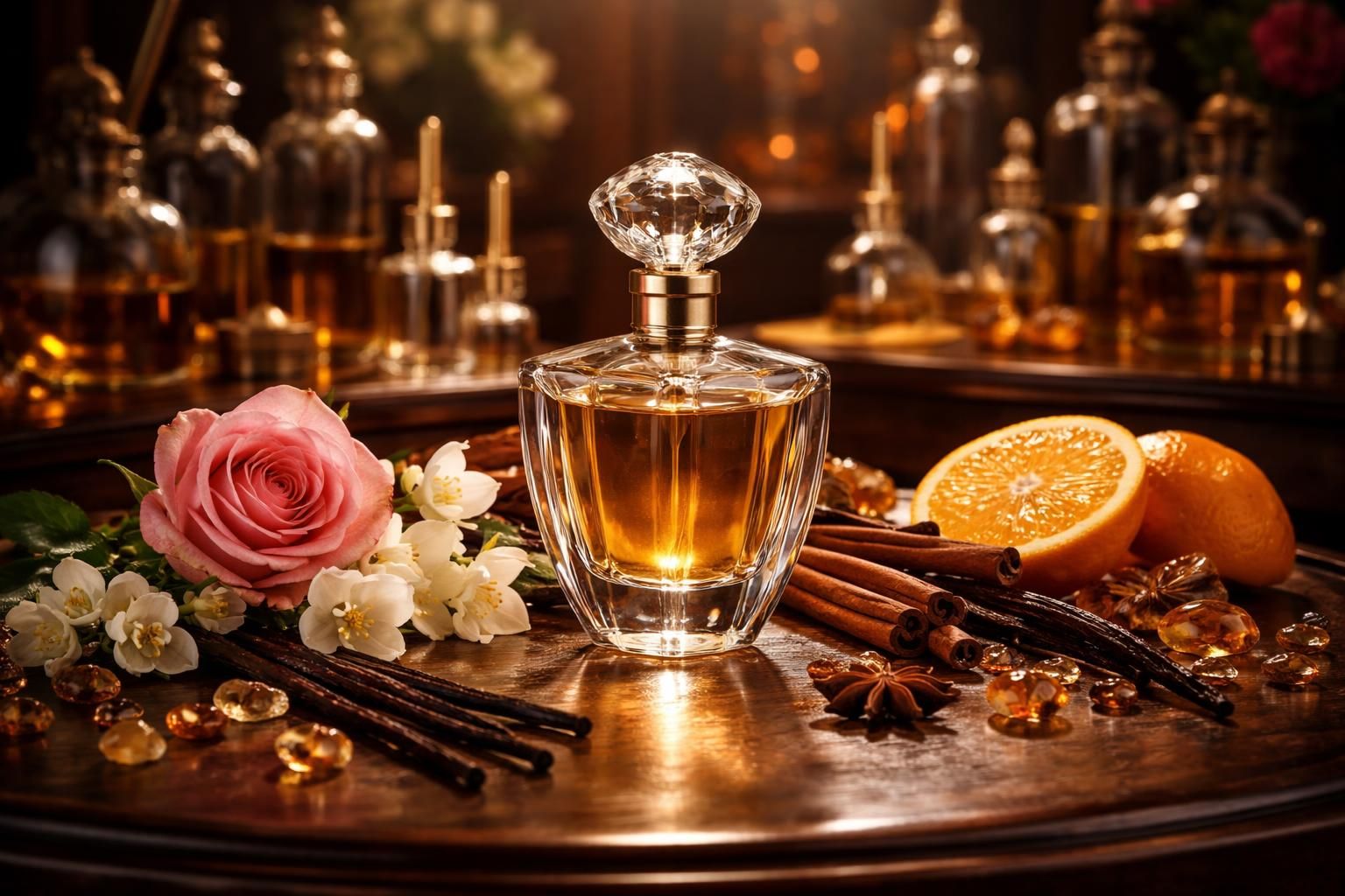 plongez dans l'univers de la parfumerie élégante et découvrez les secrets pour créer des fragrances inoubliables et raffinées.