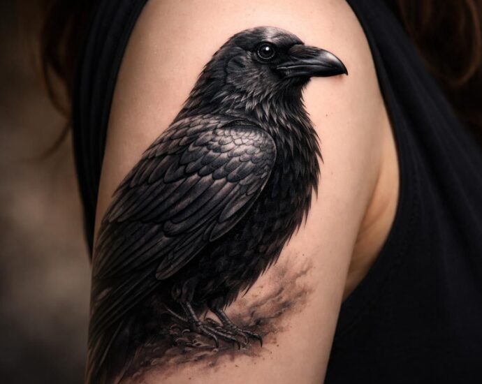 découvrez la signification profonde du tatouage du corbeau, symbole de mystère, sagesse et transformation dans différentes cultures.