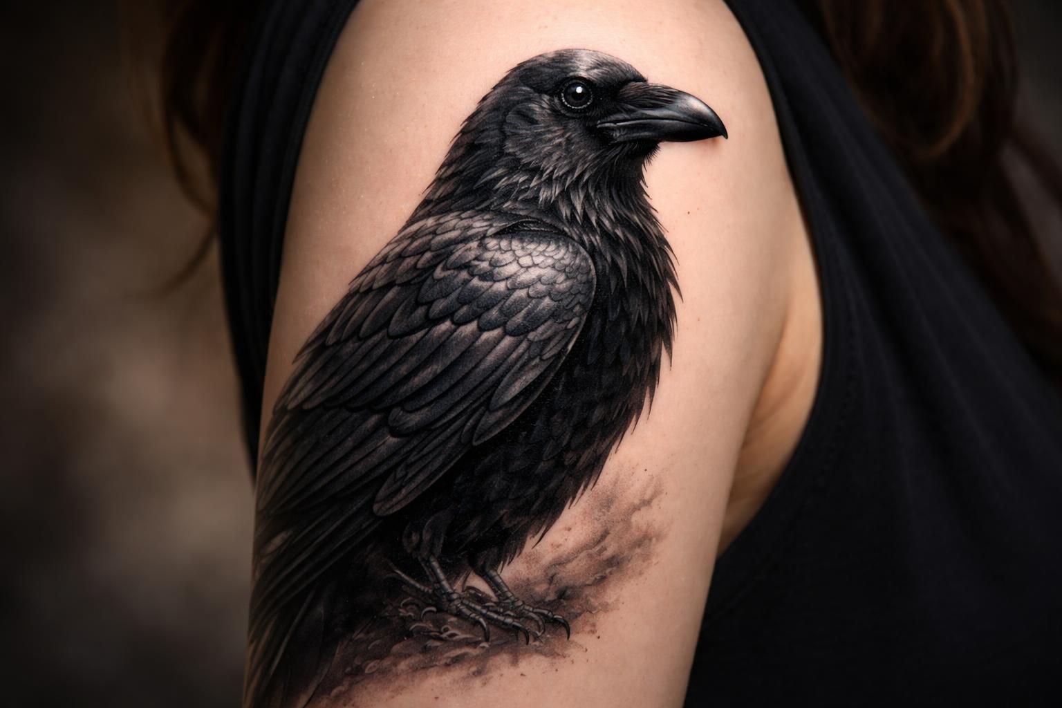 découvrez la signification profonde du tatouage du corbeau, symbole de mystère, sagesse et transformation dans différentes cultures.