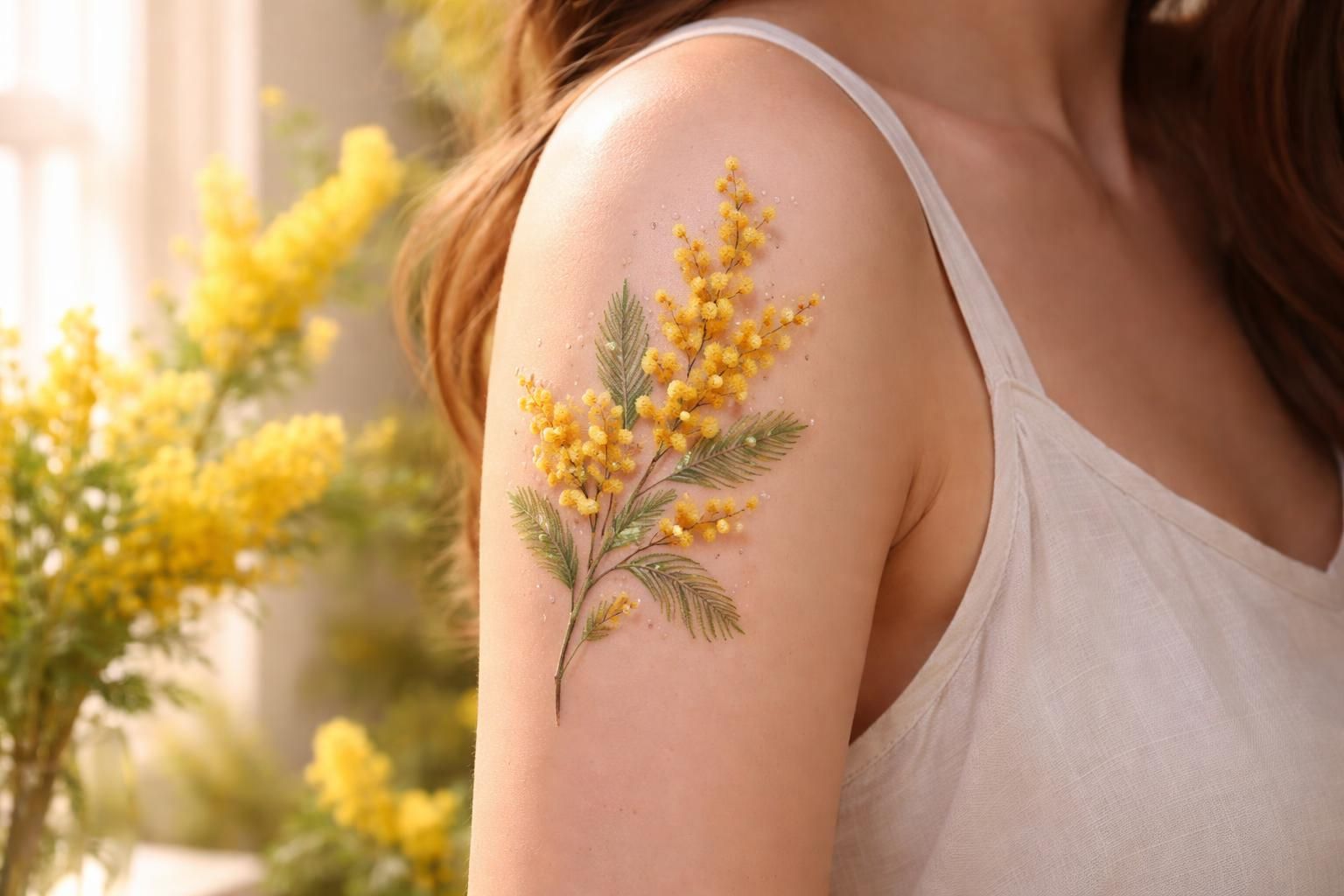 découvrez les tendances actuelles et la signification profonde du tatouage mimosa, un symbole de délicatesse et de renouveau prisé par de nombreux passionnés de tatouage.