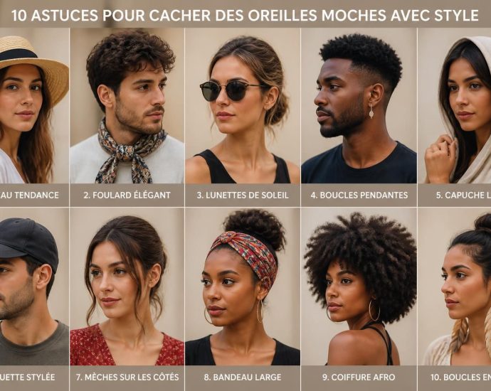 découvrez 10 astuces stylées pour camoufler des oreilles que vous trouvez inesthétiques et gagner en confiance au quotidien.