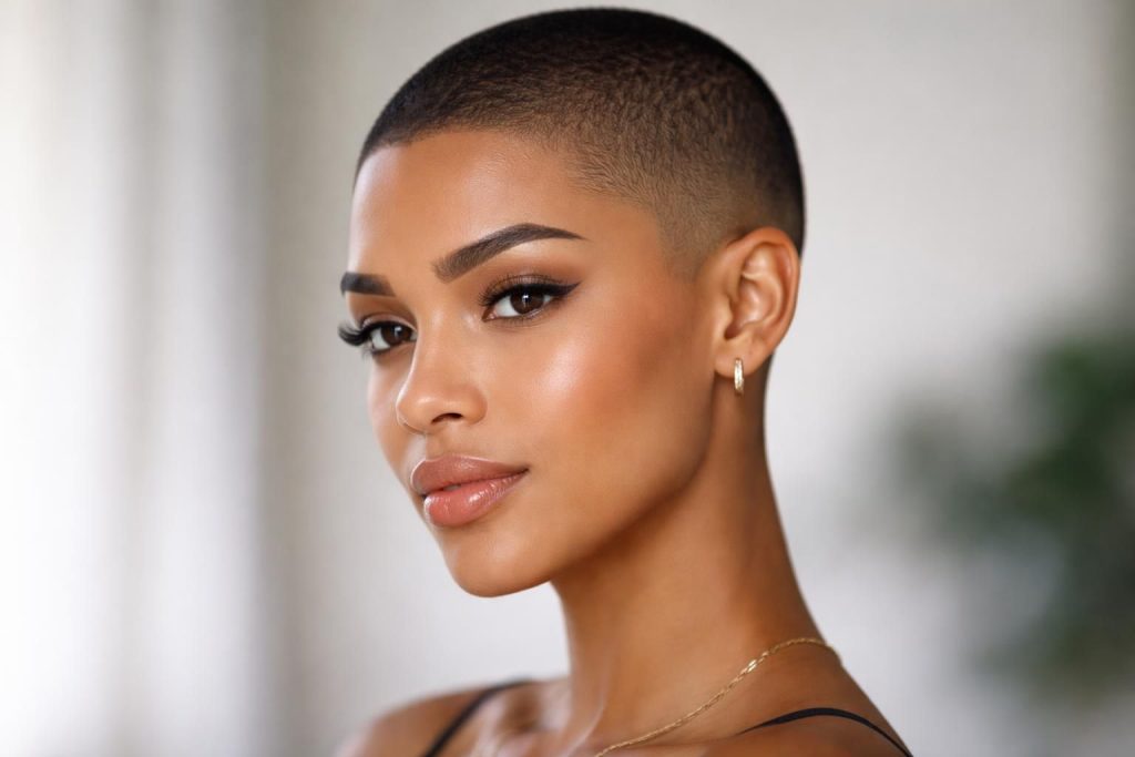 découvrez la coupe ultra courte femme réalisée à la tondeuse, une coiffure moderne qui sublime et met en valeur les traits de votre visage avec style et élégance.