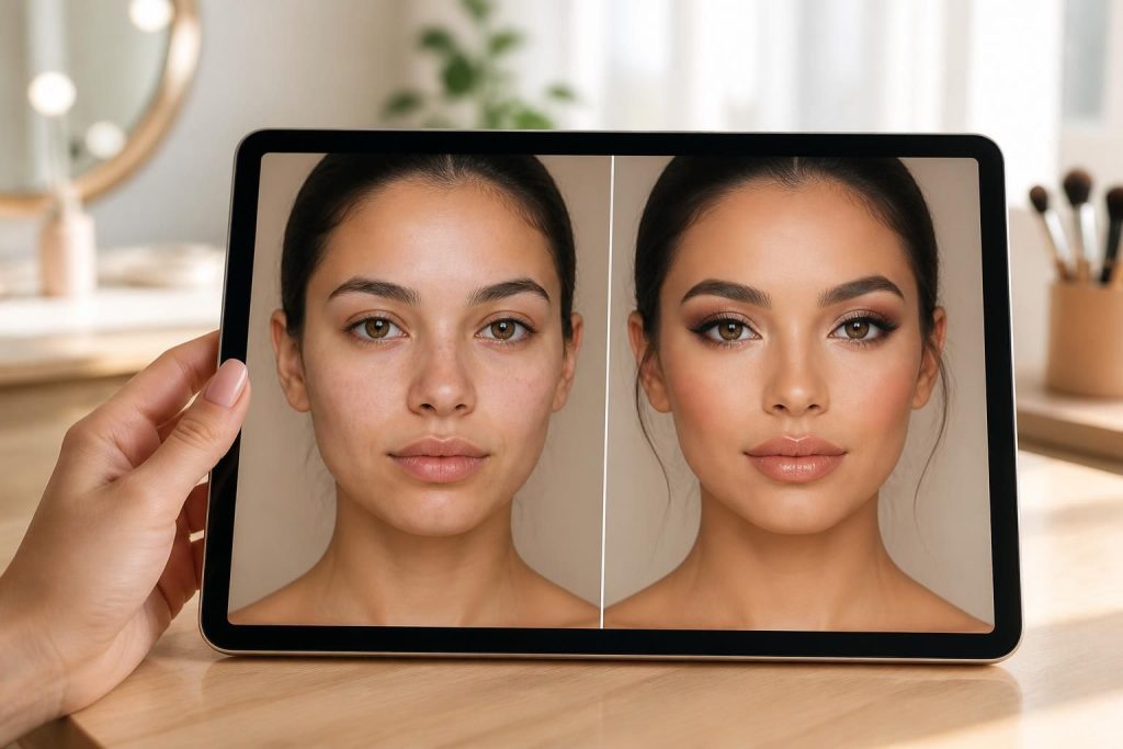 apprenez à créer facilement un book maquillage avant/après directement sur votre tablette tactile pour mettre en valeur vos talents de maquilleur.
